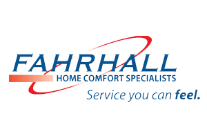Fahrall Logo in Blue and Red